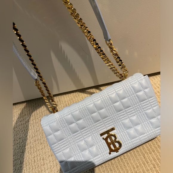 Burberry Mini Lola Lambskin - Pale Blue - Picture 2 of 5